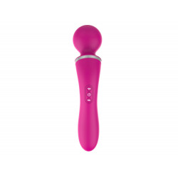 Masażer łechtaczki wibrator 2w1 10+10 trybów 19cm